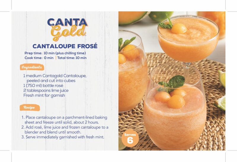 CantaGold_ShelfTalker_Cantaloupe Frosé