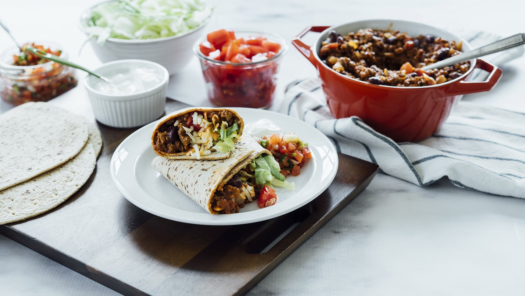 Chili Taco Wrap HERO