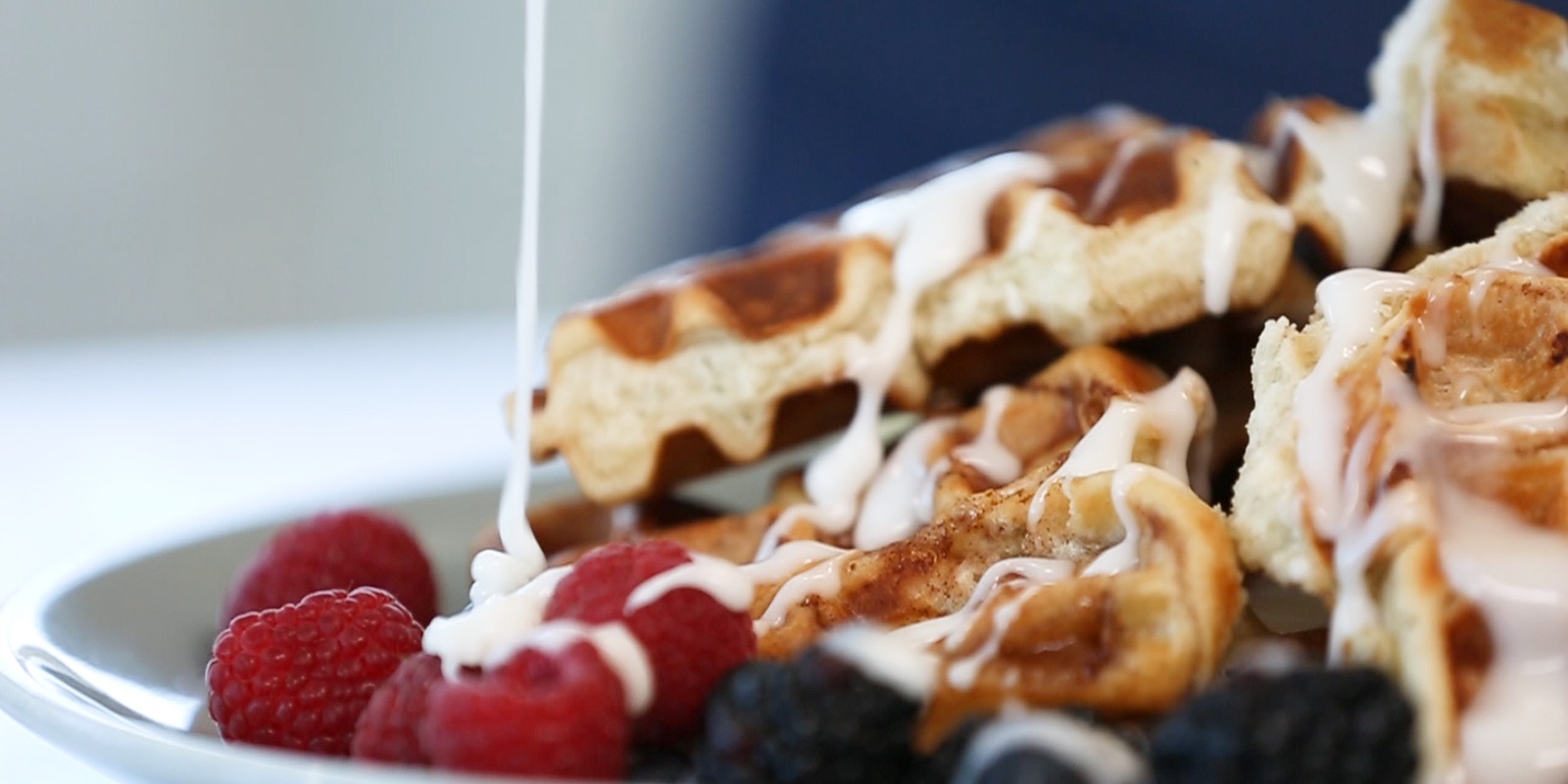 Video: Cinnamon Roll Waffles - Dish Works