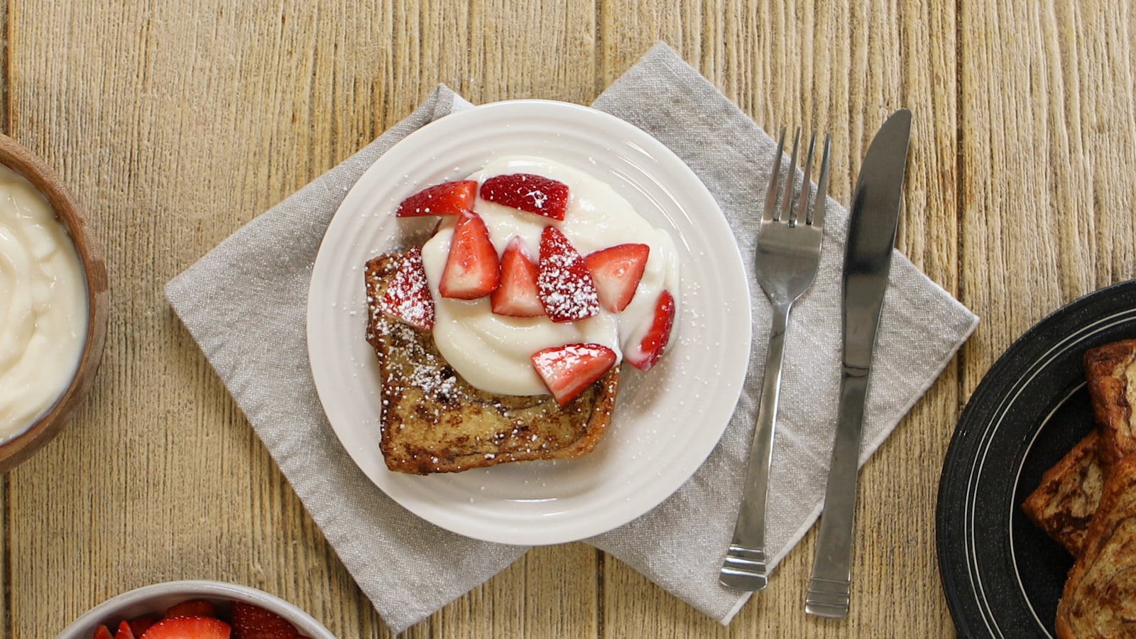 Video Cinnamon Swirl Yogurt French Toast Dish Works