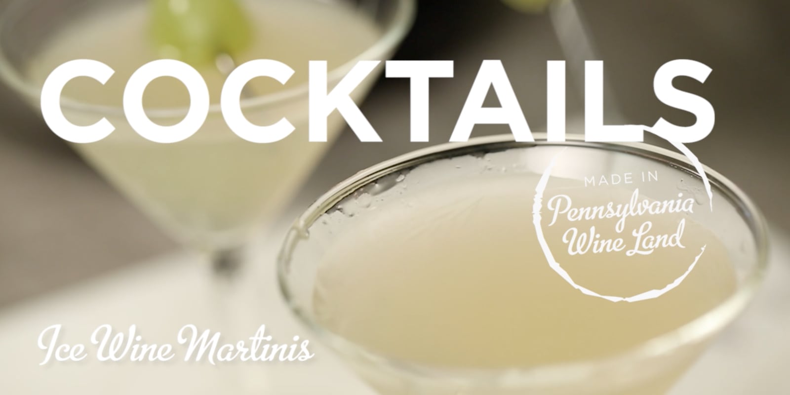Video Cocktails Ice Wine Martinis Dish Works