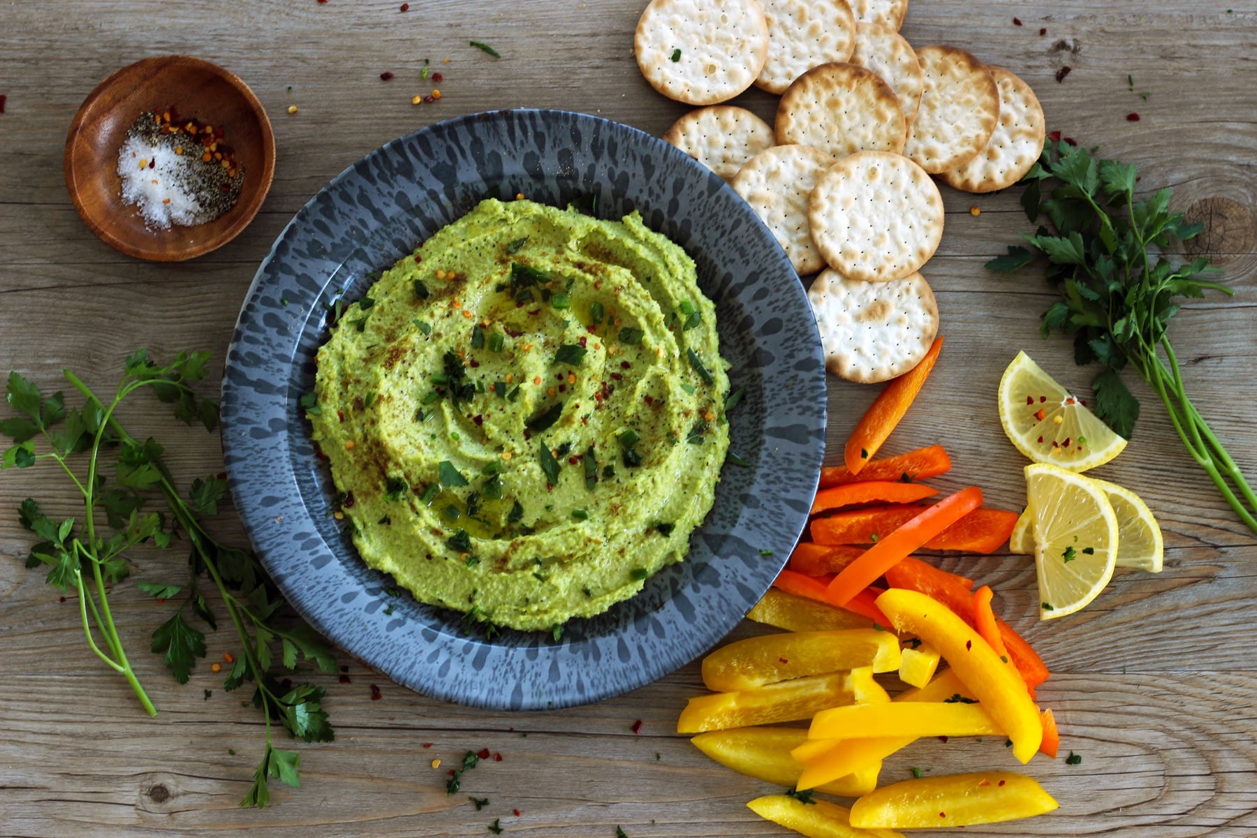 Edamame Hummus HERO