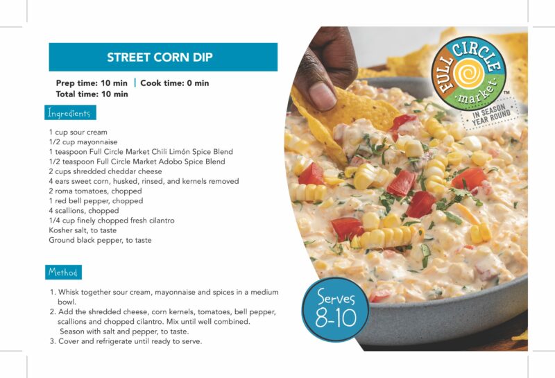 FullCircle_ShelfTalker_ Street Corn Dip