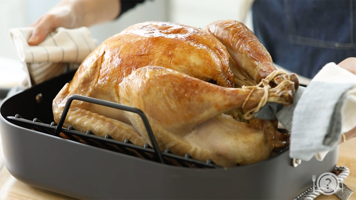 Video Howto Prep, Stuff & Cook a Turkey Dish Works