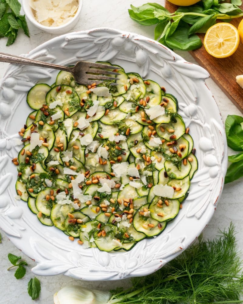 Marinated Zucchini Carpaccio_Vertical