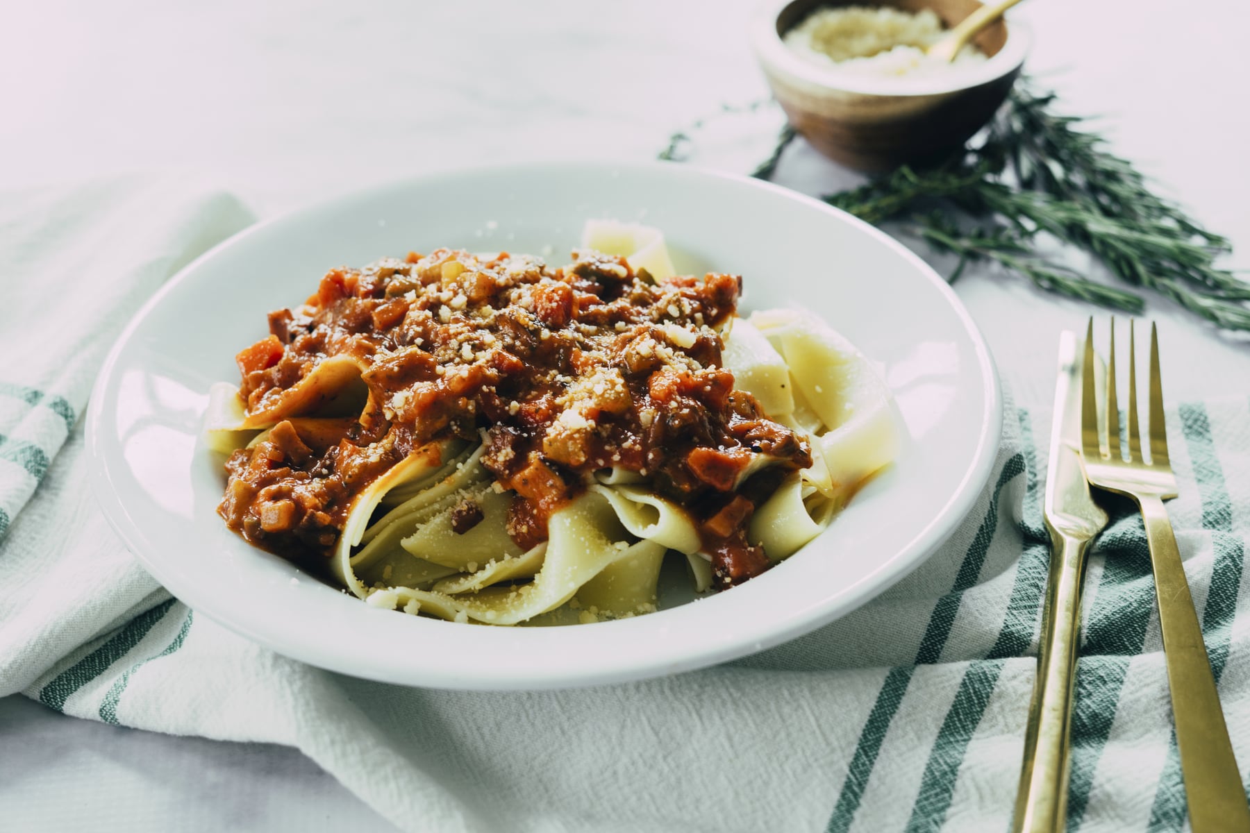 Pappardelle Vegetarian Bolognese HERO