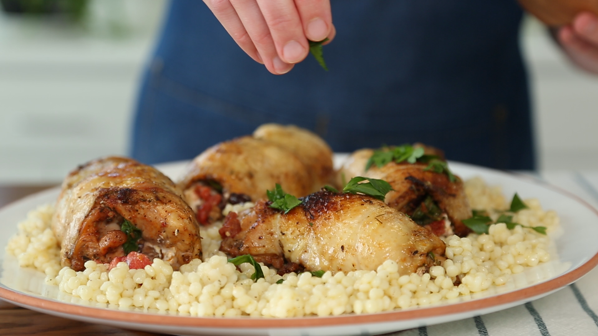 Video: Stuffed Mediterranean Chicken Legs - Dish Works