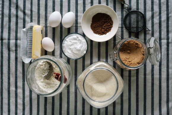 Cinnamon bun ingredients