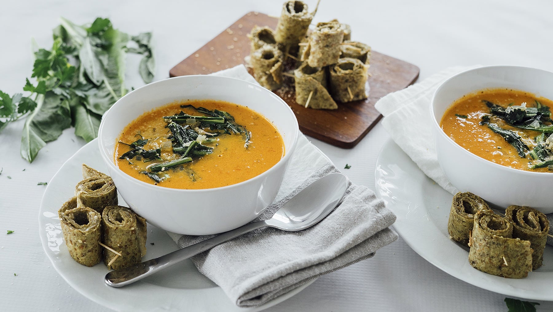 Tomato and Dandelion Greens Soup HERO