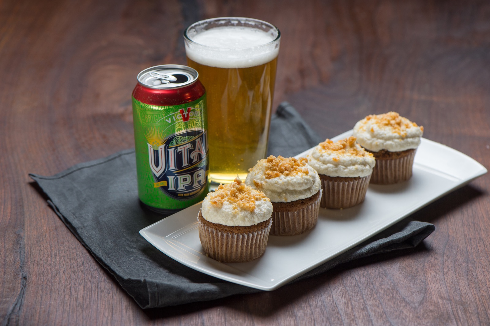 Vital IPA-Infused Chocolate Cupcakes 2