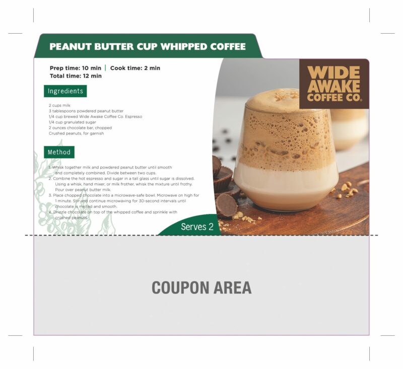 WideAwake_RecipeCardCoupon_Peanut Butter Cup Whipped Coffee