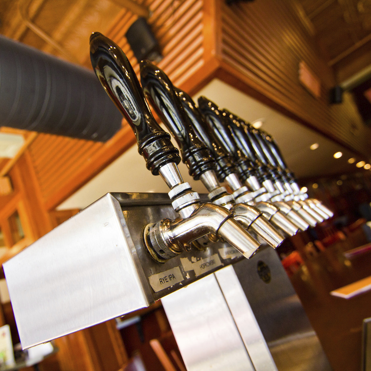 Taps, Iron Hill Brewery