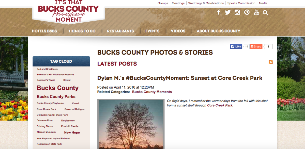 bucks county screenshot