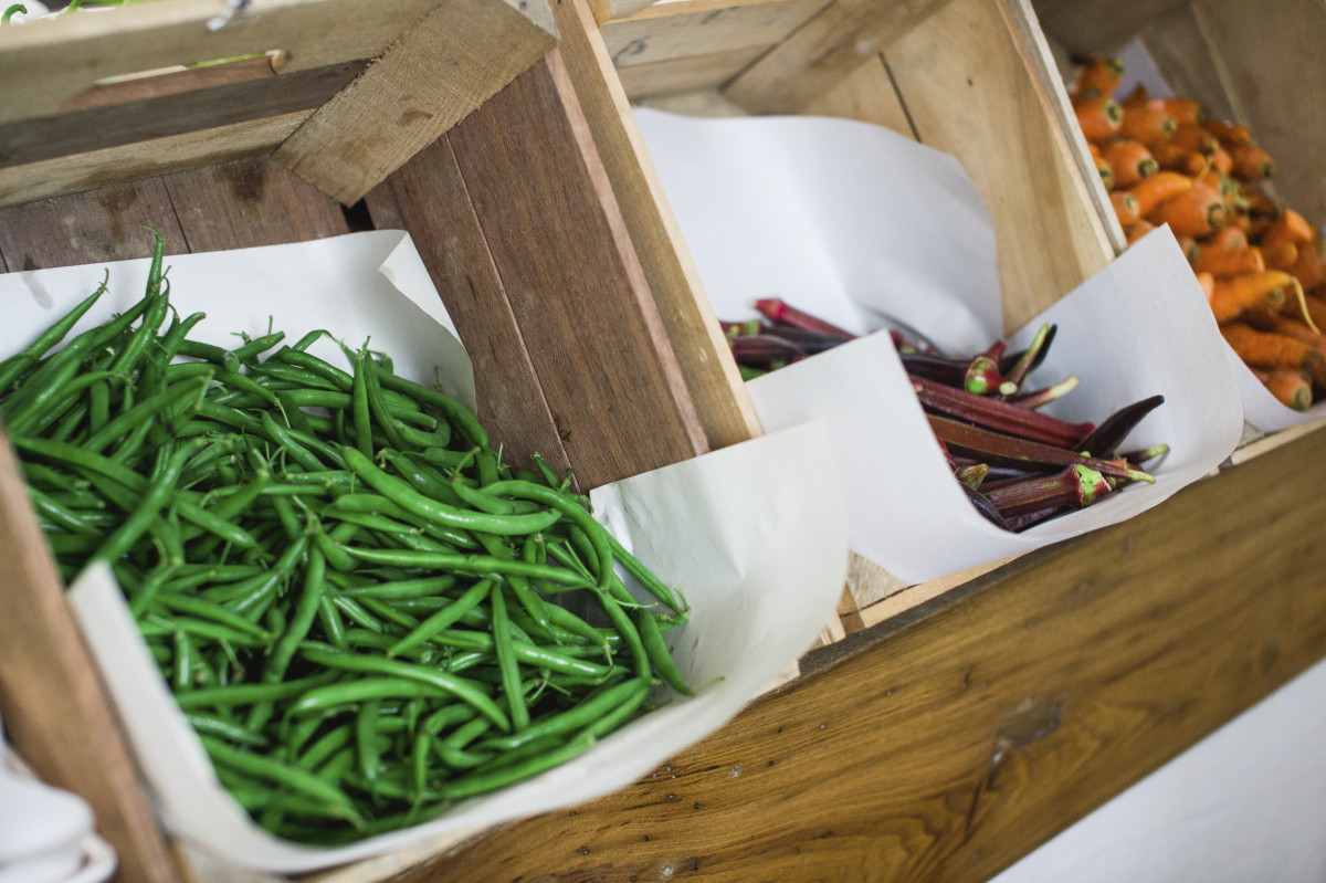 beans in bins