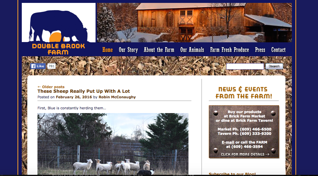 farm blog screenshot