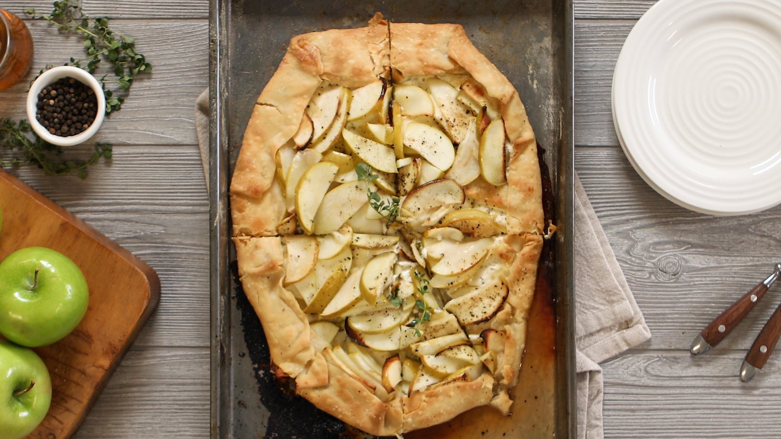 Video Apple And Cream Cheese Galette Dish Works 